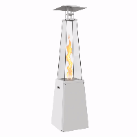 Газовый нагреватель Kratki UMBRELLA/BS/B/G31/37MBAR/S/ZE - без стоек, белый, с газовым оборудованием Газовый нагреватель Kratki UMBRELLA/BS/B/G31/37MBAR/S/ZE - без стоек, белый, с газовым оборудованием