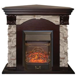 Камин RealFlame Dublin Rock Corner AO с Majestic LUX BL S Камин RealFlame Dublin Rock Corner AO с Majestic LUX BL S