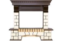 Портал Royal Flame Pierre Luxe угловой - Белый / Темный дуб Портал Royal Flame Pierre Luxe угловой - Белый / Темный дуб