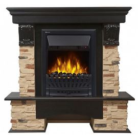 Камин Electrolux Pietra Classic (сланец/темный дуб) с EFP/P-1020LS угловой