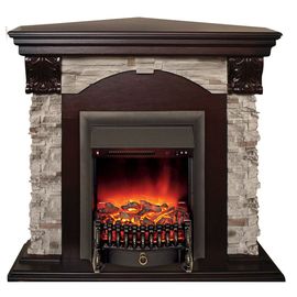 Камин RealFlame Dublin Rock Corner AO с Fobos Lux BL S Камин RealFlame Dublin Rock Corner AO с Fobos Lux BL S
