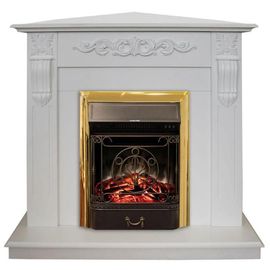 Камин RealFlame Dominica Corner WT с Majestic s Lux BR Камин RealFlame Dominica Corner WT с Majestic s Lux BR
