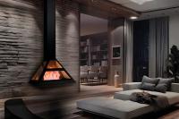 Камин подвесной пристенный AVES 30 МОДЕНА