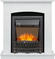 Каминокомплект Barcelona SFT (Разборный) - Белый с очагом Aspen Black