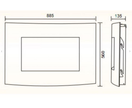 Камин Electrolux EFP/W-1200URLS Черный