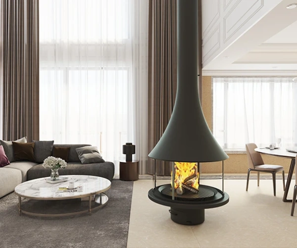 Камин Bordelet Marina 993 Центральный со стеклом