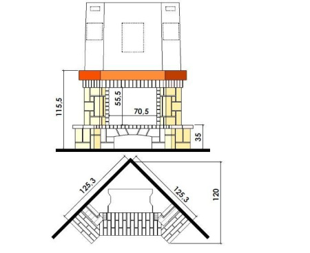 Облицовка CHAZELLES SOLO CS22 угловая