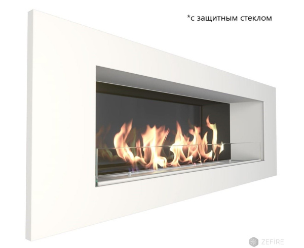 Биокамин ZeFire Elliot 1200 белый со стемалитом