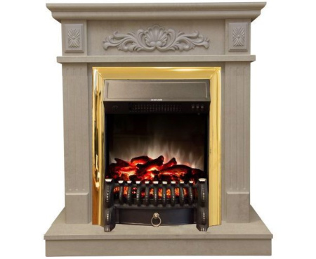 Камин RealFlame Adelaida WT с Fobos Lux BR S
