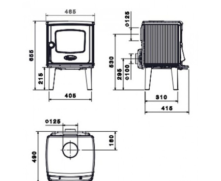 Печь Dovre 325CB