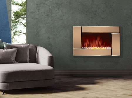 Камин Electrolux EFP/W - 2000S BRONZE (зеркальный бронзовый оттенок)