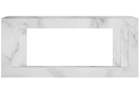 Каминокомплект Line 42 SFT White Marble (Разборный) - Белый мрамор с очагом Vision 42 LED