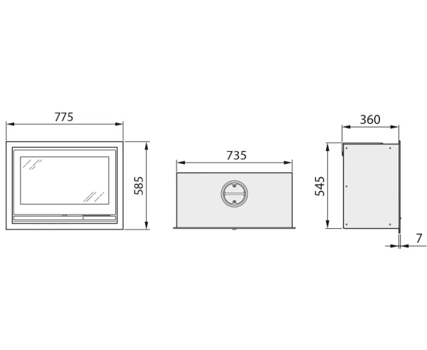 Топка Contura i7G Топка Contura i7G