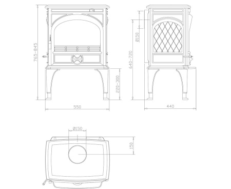 Печь Dovre 425GM