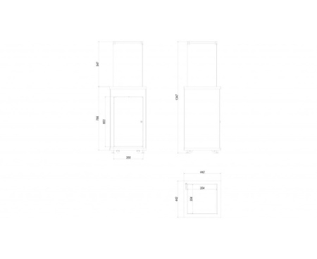 Газовый нагреватель Kratki PATIO MINI/G31/37MBAR/B