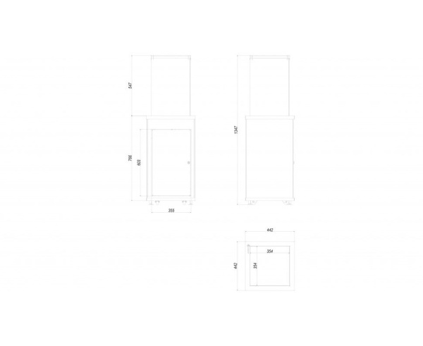 Газовый нагреватель Kratki PATIO MINI/G31/37MBAR/B Газовый нагреватель Kratki PATIO MINI/G31/37MBAR/B