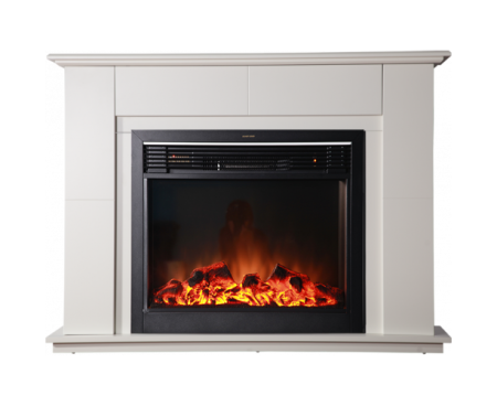 Камин InterFlame Blanc (Бланк) белый с JUPITER 26 GLS BL
