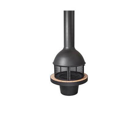 Камин Fireplace 01 центральный островной