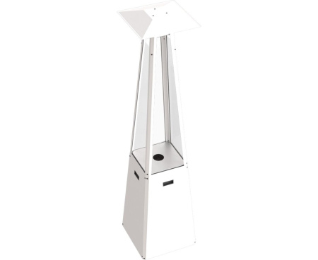 Газовый нагреватель Kratki UMBRELLA/BS/B/G31/37MBAR/S/ZE - без стоек, белый, с газовым оборудованием