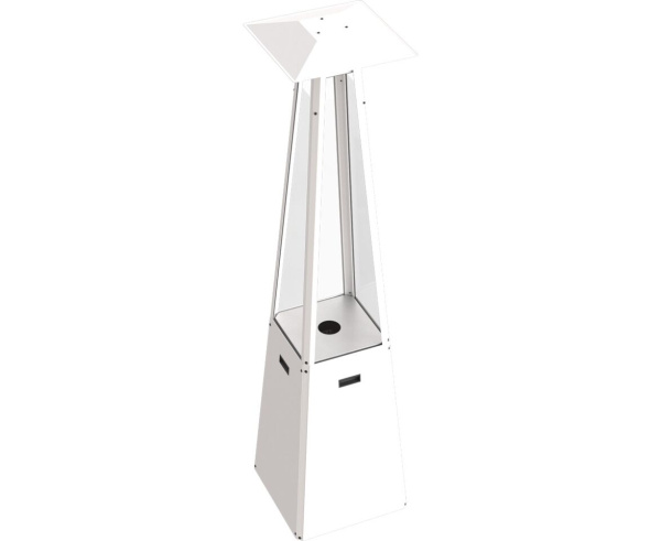 Газовый нагреватель Kratki UMBRELLA/BS/B/G31/37MBAR/S/ZE - без стоек, белый, с газовым оборудованием Газовый нагреватель Kratki UMBRELLA/BS/B/G31/37MBAR/S/ZE - без стоек, белый, с газовым оборудованием