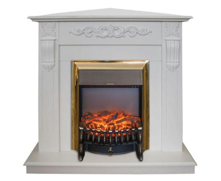 Камин RealFlame Dominica Corner WT с Fobos s Lux BR