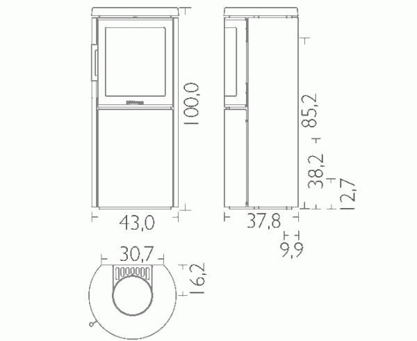 Печь HWAM 2640c