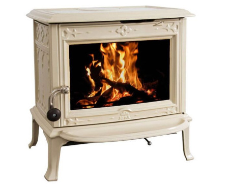 Печь-камин Jotul (Йотул) F 100 ECO LL SE слоновая кость