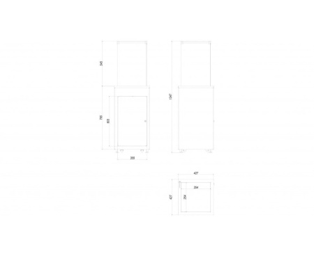 Газовый нагреватель Kratki PATIO MINI/G31/37MBAR/S