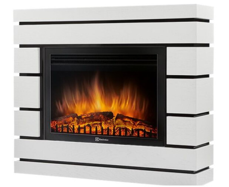 Камин Electrolux Moderno 25 с очагом EFP/P - 2720RLS белый