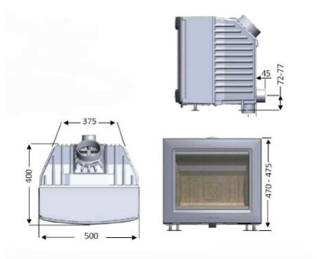 Топка Keddy SK 1001
