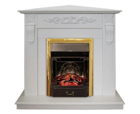 Камин RealFlame Dominica Corner WT с Majestic s Lux BR