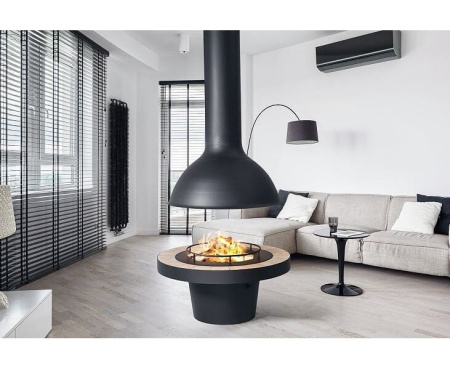 Камин Fireplace 01 центральный островной